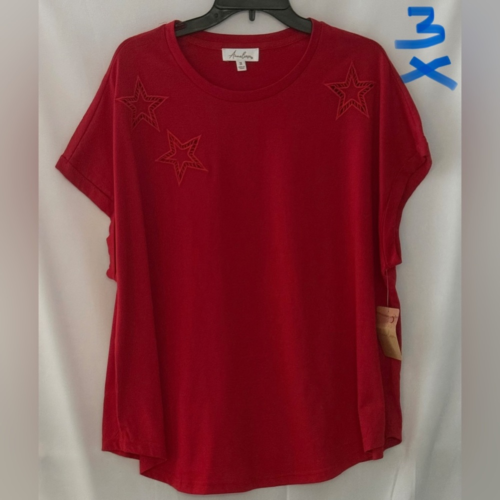 Annalee Red Star Short Sleeve Tee